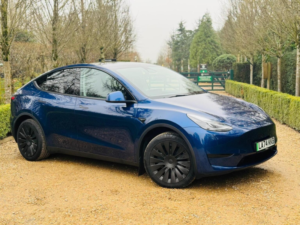 2024 Tesla Model Y Long Range Auto Rwd 5dr in Blue — image 2