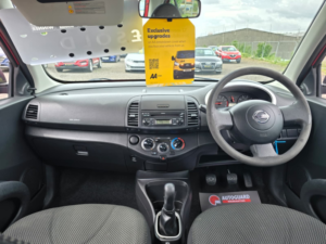 2009 Nissan Micra 1.2 16v Visia Hatchback 5dr Petrol Manual (139 G/km, 79 Bhp) in Red — image 6