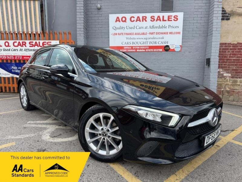 2019 Mercedes-Benz A Class 1.5 A180d Sport (executive) 7g-Dct Euro 6 (s/s) 5dr in Black — image 1