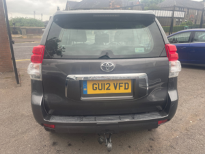2012 Toyota Land Cruiser 3.0 D-4d Lc3 SUV 3dr Diesel Manual 4WD Euro 5 (190 Ps) in Grey — image 5