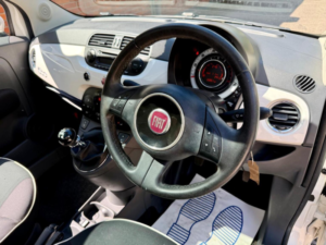 2015 Fiat 500 1.2 Lounge Euro 6 (s/s) 3dr in White — image 5