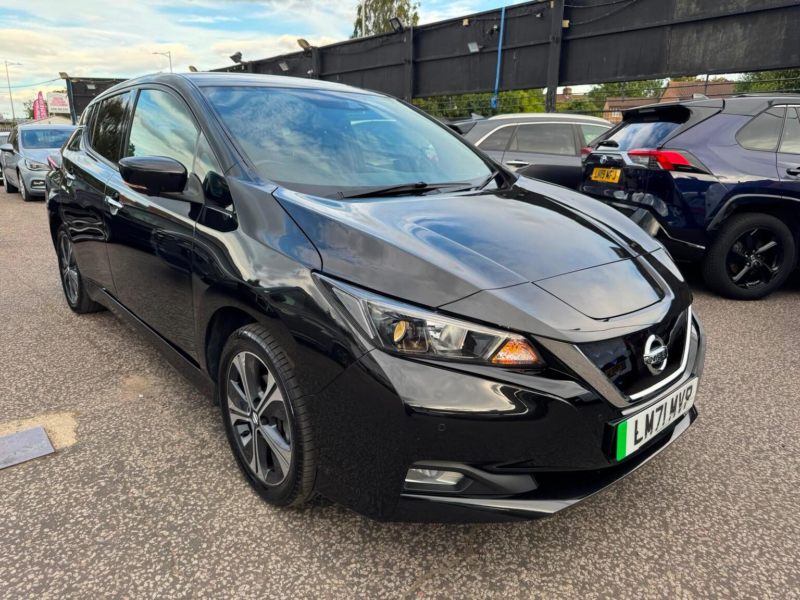2021 Nissan Leaf 62kwh E+ N-Connecta Auto 5dr in Black — image 1