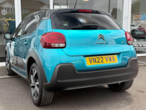 2022 Citroen C3 1.2 Puretech Shine Plus Euro 6 (s/s) 5dr in Blue — image 2