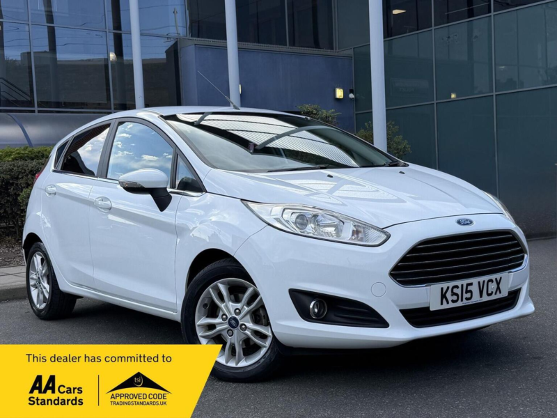 2015 Ford Fiesta 1.0t Ecoboost Zetec Euro 6 (s/s) 5dr in White — image 1