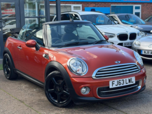 2013 MINI Convertible 1.6 Cooper Euro 6 (s/s) 2dr in Orange — image 1