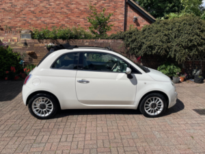 2012 Fiat 500c 1.2 Lounge Convertible 2dr Petrol Manual Euro 5 (69 Bhp) in White — image 5