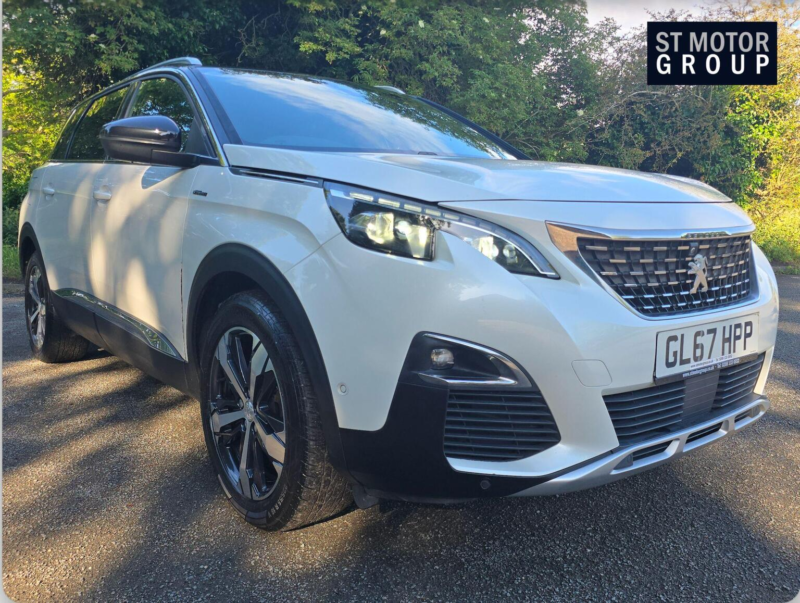 2017 Peugeot 5008 1.6 Thp Gt Line Eat Euro 6 (s/s) 5dr in White — image 1