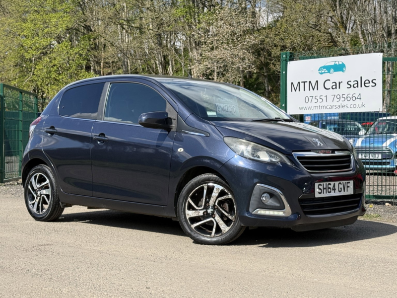 2014 Peugeot 108 1.2 Vti Puretech Allure Hatchback 5dr Petrol Manual Euro 5 (82 Ps) in Blue — image 1