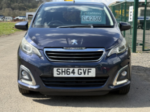 2014 Peugeot 108 1.2 Vti Puretech Allure Hatchback 5dr Petrol Manual Euro 5 (82 Ps) in Blue — image 2