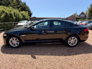 2014 Jaguar Xf 2.2d R-Sport Auto Euro 5 (s/s) 4dr in Black — image 6