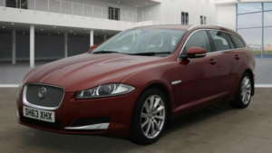 2013 Jaguar Xf 2.2d Premium Luxury Sportbrake Auto Euro 5 (s/s) 5dr in Red — image 2