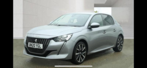 2020 Peugeot 208 1.2 Puretech Allure Euro 6 (s/s) 5dr in Grey — image 3