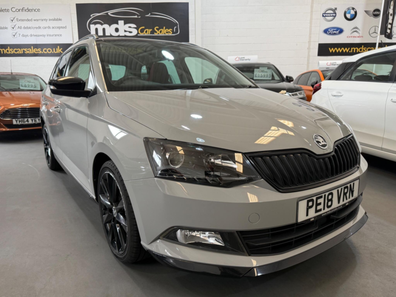 2018 Skoda Fabia 1.0 Tsi Monte Carlo Euro 6 (s/s) 5dr in Grey — image 1