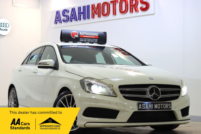 2013 Mercedes-Benz A Class 1.6 A180 Blueefficiency Sport 7g-Dct Euro 6 (s/s) 5dr in White — image 1