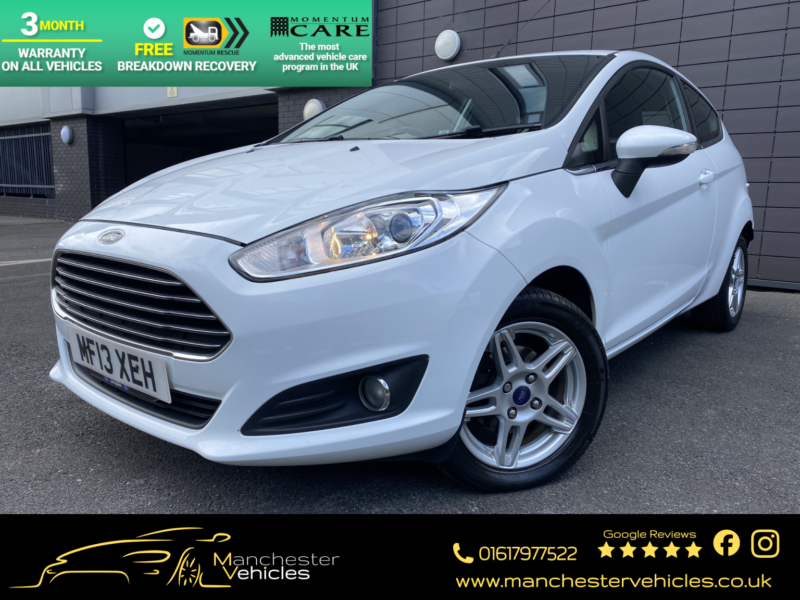 2013 Ford Fiesta 1.25 Zetec in White — image 1