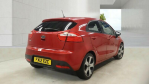 2012 Kia Rio 1.4 3 Euro 5 5dr in Red — image 5