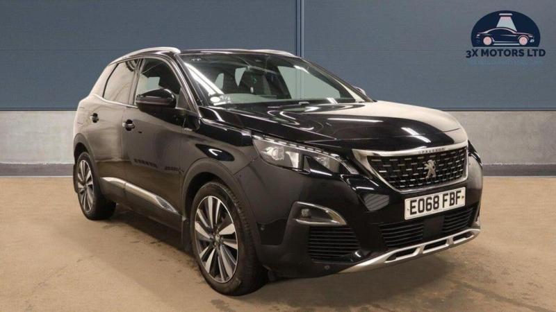 2018 Peugeot 3008 1.5 Bluehdi Gt Line Premium Eat Euro 6 (s/s) 5dr in Black — image 1