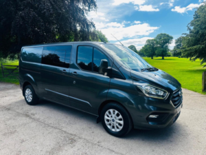 2018 Ford Transit Custom 2.0 320 Ecoblue Limited Crew Van L2 H1 Euro 6 5dr (6 Seat) in Grey — image 3