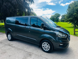 2018 Ford Transit Custom 2.0 320 Ecoblue Limited Crew Van L2 H1 Euro 6 5dr (6 Seat) in Grey — image 4