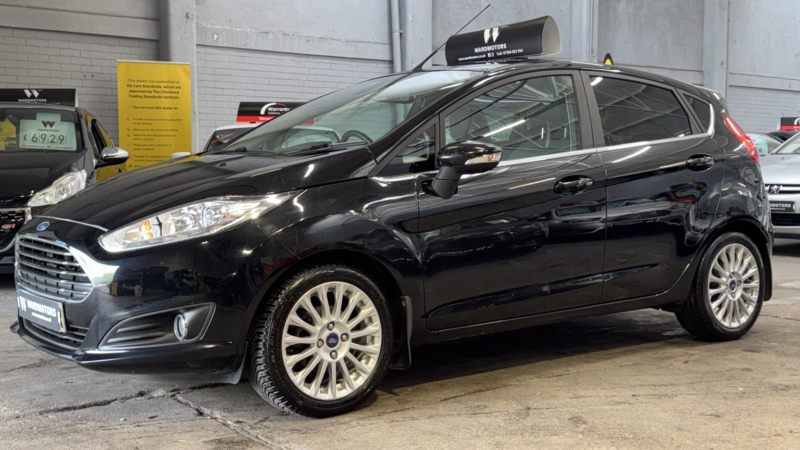 2013 Ford Fiesta 1.0 T Ecoboost Titanium Black 5dr 1 Keeper+13 Stamps+low Tax in Black — image 1