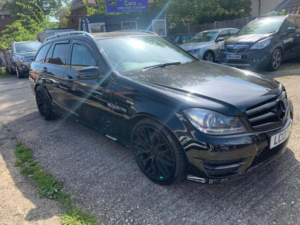 2013 Mercedes-Benz C Class 3.0 C350 Cdi V6 Blueefficiency Amg Sport Plus G-Tronic+ Euro 5 (s/s) 5dr in Black — image 3