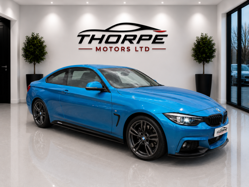 2017 BMW 4 Series 2.0 420i M Sport Coupe in Blue — image 1