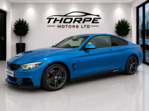 2017 BMW 4 Series 2.0 420i M Sport Coupe in Blue — image 3