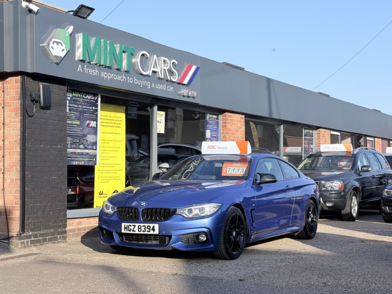 2014 BMW 4 Series 2.0 420d M Sport Coupe in Blue — image 1