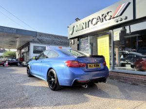 2014 BMW 4 Series 2.0 420d M Sport Coupe in Blue — image 5