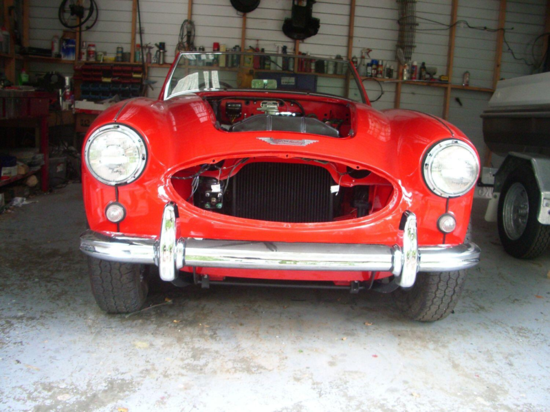 1959 Austin Healey Ref 8276 - Austin Healey 100 -6 Bn4 Convertible - Nut & Bolt Restoration (rhd - New Zealand Car) in Red — image 1