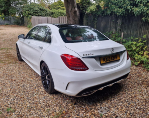 2017 Mercedes-Benz C Class 2.1 C220d Amg Line (premium) G-Tronic+ Euro 6 (s/s) 4dr in White — image 5