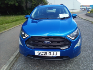 2021 Ford Ecosport Ecosport St-Line 5 Door 1.0l Eco 125ps Fwd 6 Speed Manual in Blue — image 2