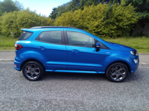 2021 Ford Ecosport Ecosport St-Line 5 Door 1.0l Eco 125ps Fwd 6 Speed Manual in Blue — image 4