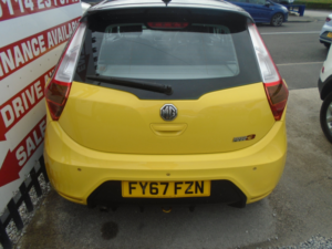2017 MG Mg3 1.5 Vti-Tech 3style+ Hatchback 5dr Petrol Manual Euro 6 (s/s) (106 Ps) in Yellow — image 6