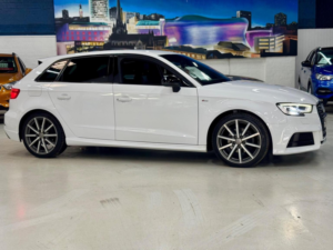 2018 Audi A3 1.0 Tfsi 30 Black Edition Sportback Euro 6 (s/s) 5dr in White — image 2