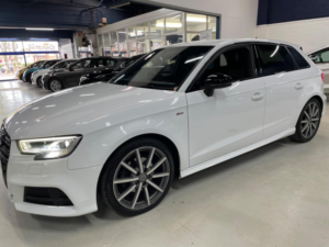 2018 Audi A3 1.0 Tfsi 30 Black Edition Sportback Euro 6 (s/s) 5dr in White — image 4