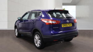 2015 Nissan Qashqai 1.2 Dig-T Acenta Blue 5dr 7 Stamps in Blue — image 2