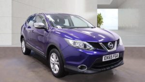 2015 Nissan Qashqai 1.2 Dig-T Acenta Blue 5dr 7 Stamps in Blue — image 3