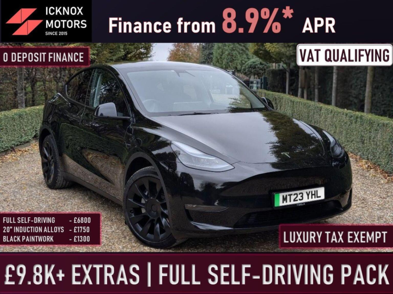 2023 Tesla Model Y (dual Motor) Long Range Auto 4wde 5dr in Black — image 1