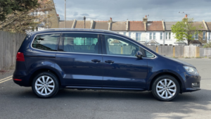 2013 Volkswagen Sharan 1.4 Tsi Bluemotion Tech S in Blue — image 4