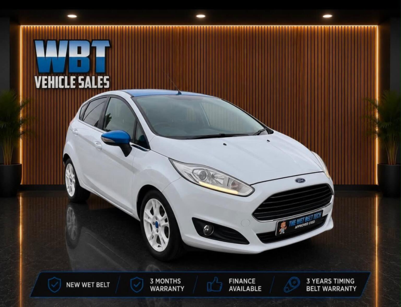 2017 Ford Fiesta 1.0t Ecoboost Zetec White Edition Euro 6 (s/s) 5dr in White — image 1