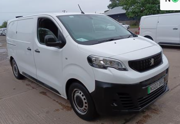 2022 Peugeot E-Expert E 1200 75kwh Professional in White — image 1