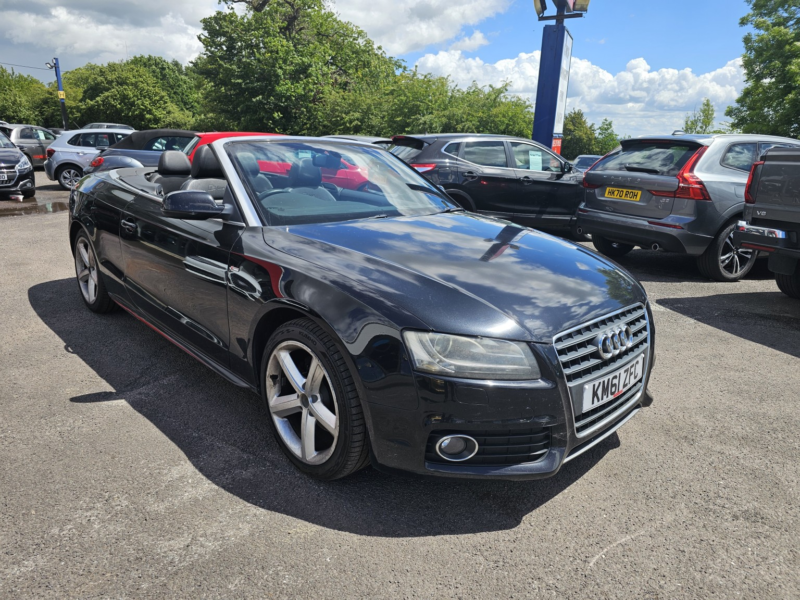 2012 Audi A5 Cabriolet 2.0 Tdi S Line in Black — image 1