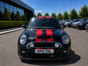 2012 MINI Hatch 1.6 John Cooper Works Euro 5 3dr in Black — image 2