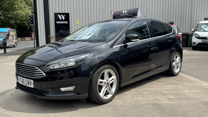 2016 Ford Focus 1.0 T Ecoboost Zetec Black 5dr Low Tax+satnav+10 Stamps in Black — image 1