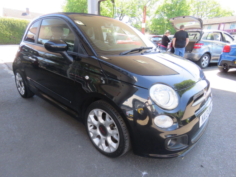 2013 Fiat 500c 0.9 Twinair S Euro 5 (s/s) 2dr in Black — image 1
