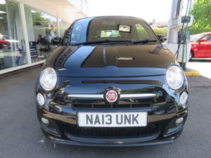 2013 Fiat 500c 0.9 Twinair S Euro 5 (s/s) 2dr in Black — image 2