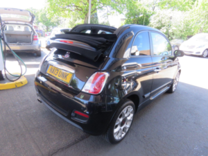 2013 Fiat 500c 0.9 Twinair S Euro 5 (s/s) 2dr in Black — image 6