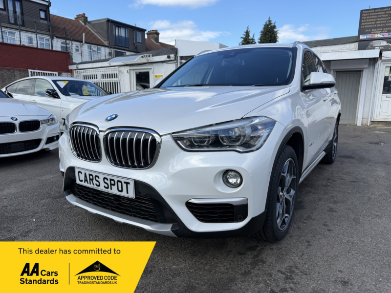 2017 BMW X1 2.0i X Drive Leather Seats Verified Miles Fresh Import Finance Avb in White — image 1