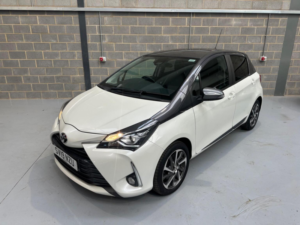 2019 Toyota Yaris 1.5 Vvt-I Y20 Euro 6 5dr in White — image 3